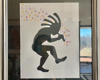 $60 - Framed art #4; 16.5"H x 14.5"W