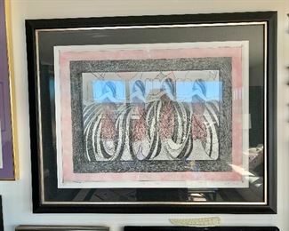 $150 - Lyndia Terre  (Canadian, contemporary) "The Four Mothers" 25.5"H x 32"W (8 /150)