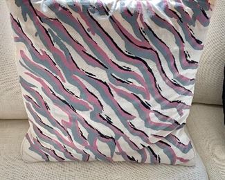 $40 - Polyfilled hand painted/signed pillow. 16"H x 16"W