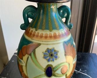 $60 Ceramic Gouda style urn #1. Made in Japan. 7”H x 4.5”D