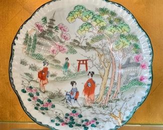 $60 - Decorative bowl. Made in Japan. 2”H x 8.5”D