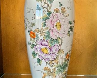 $60 - Royal Nippon hand painted vase. 10”H x 4.5” D