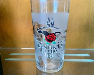 $10 - Commemorative Kentucky Derby 131 glass (May 7, 2005). 5.5"H 