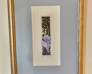 $120  Lyndia Terre (Canadian, contemporary) "Just Picked" 38/250.  20"H x 14"W