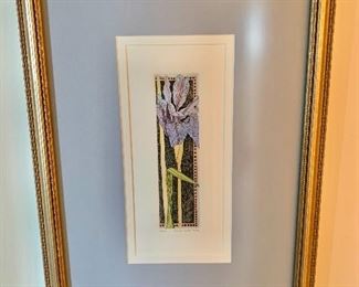 $120  Lyndia Terre (Canadian, contemporary) "Iris II" 38/250.  20"H x 14"W