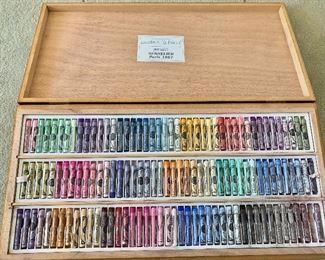 $500 (value new $1900).  Box #2  Sennelier Paris 1887 pastels a l'ecu. 