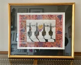 $100  Lyndia Terre (Canadian, contemporary) "Fruit of the Wine" 46/150. 14.5"H x 17.5"W 