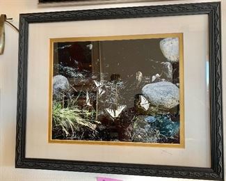 $50 Framed photograph. Signed 1/2.  12"H x 15.25"W