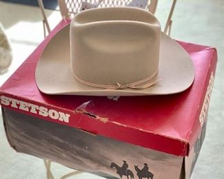 $70 - Stetson hat with box. Size 7 1/4