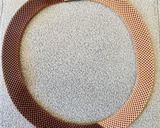 $40 - Vintage mesh choker #3; 16” 