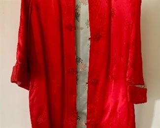 $38 - Red silk robe