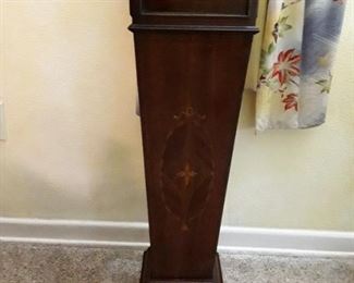 19th Century inlaid wooden pedestal.  $500.00  OBO