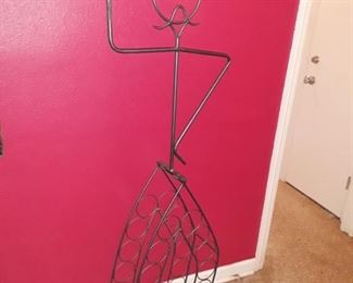 Fun wine rack and tray