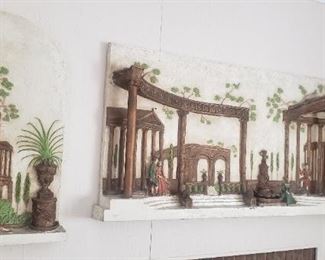 3 piece, 3 D Wall Hanging