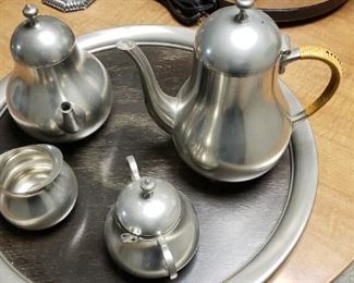Pewter Tea Set