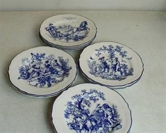 9 New England Jolie Collector plates - 4 Prints
