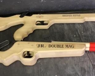 wooden rubber band gunds