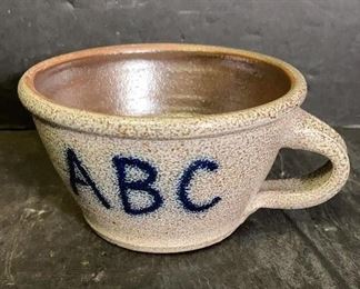 salt glaze pottery mug