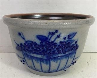 salt glazed pottery bowl salmon falls