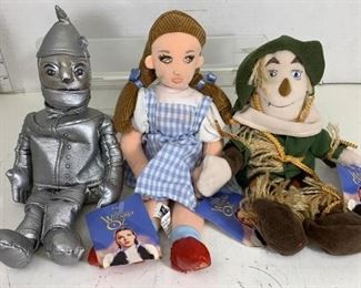 3 new WB wizard of oz dolls