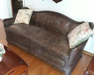 Leather like sofa , nice condition