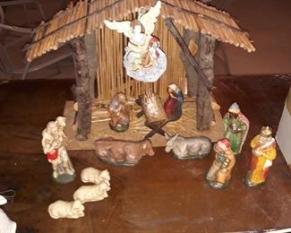 Another  Vintage Nativity Set