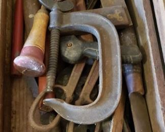 Vintage tools, hand tools, yard tools