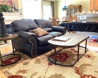 Area rug & 
living room furniture