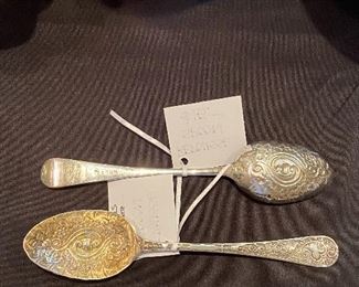 Repousse style spoons