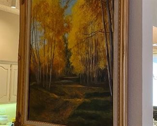 "Golden Corridor" - oil on canvas