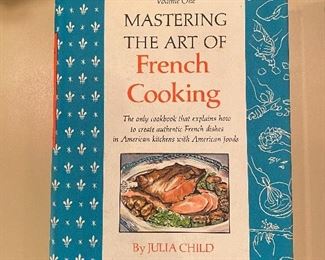 First 2 Volumes of Mastering the Art of French Cooking