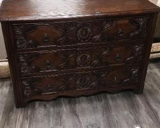 Ts berry ladlows carved dresser
