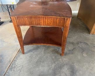 Schnadig wood nightstand