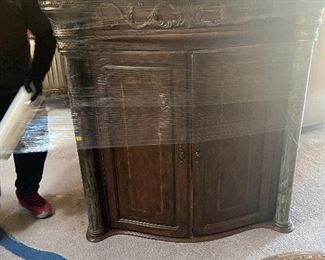 Michael amini marble armoire ( base not shown)