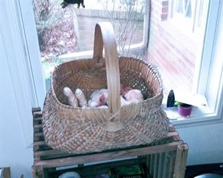 Nice handmade basket.