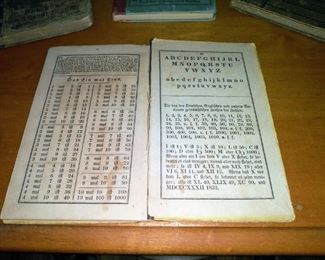 Rare German 1832 alphabet school book