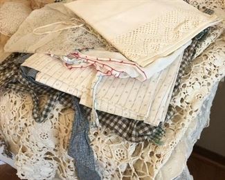 This is just a small sampling of linens. 