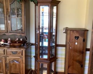 Curio Cabinet & Pie Safe