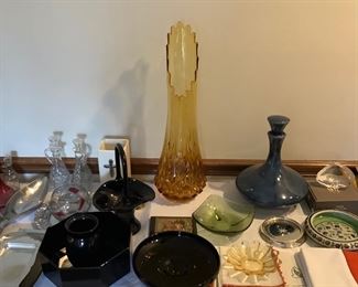 Assorted Glass - MCM Vase