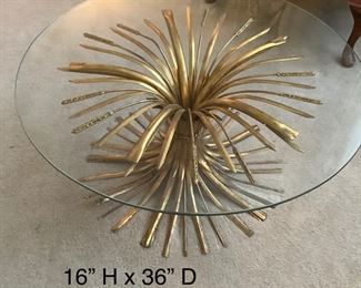 Italian Wheat Table has matching candle sconces