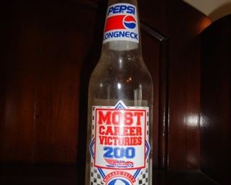 Pepsi Longneck NASCAR Richard Petty Bottle