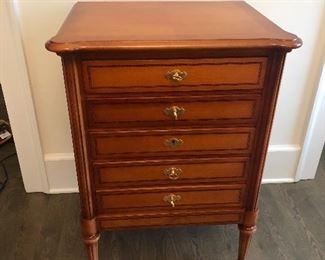 SILVERWARE CABINET                                                       
NATURAL CHERRY EXCELLENT CONDITION         