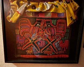 molas handmade from Indian from sand island 