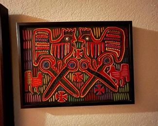 molas handmade from Indian from sand island 