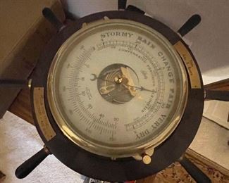 Schatz Brass Ships Compensated Precision Barometer