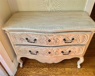 $160 - Furniture Classics chest - as is - small cracks on right side.  32" H, 41" W, 19" D.  