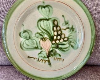 $20 - John B. Taylor ceramic harvest plate.  11" diam. 