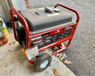 $750 - NEVER USED! STILL HAS TAG!!  Powermate 7000W Portable Generator