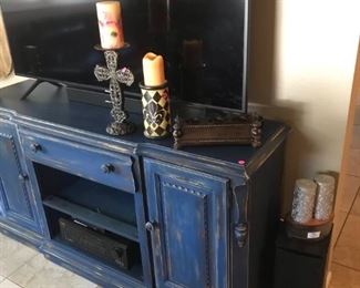 Custom, distressed TV Stand