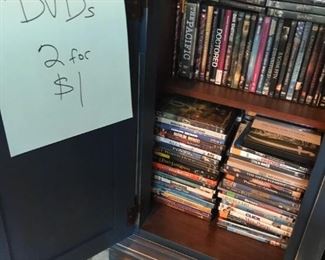 DVDs 2 for $1